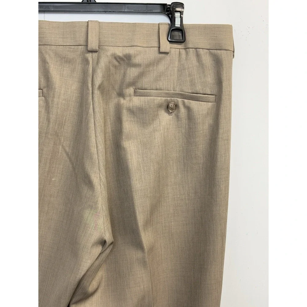 Haggar Expandable Waistband‎ Dress Pants Men's 36X30 Repreve Flat Front Classic